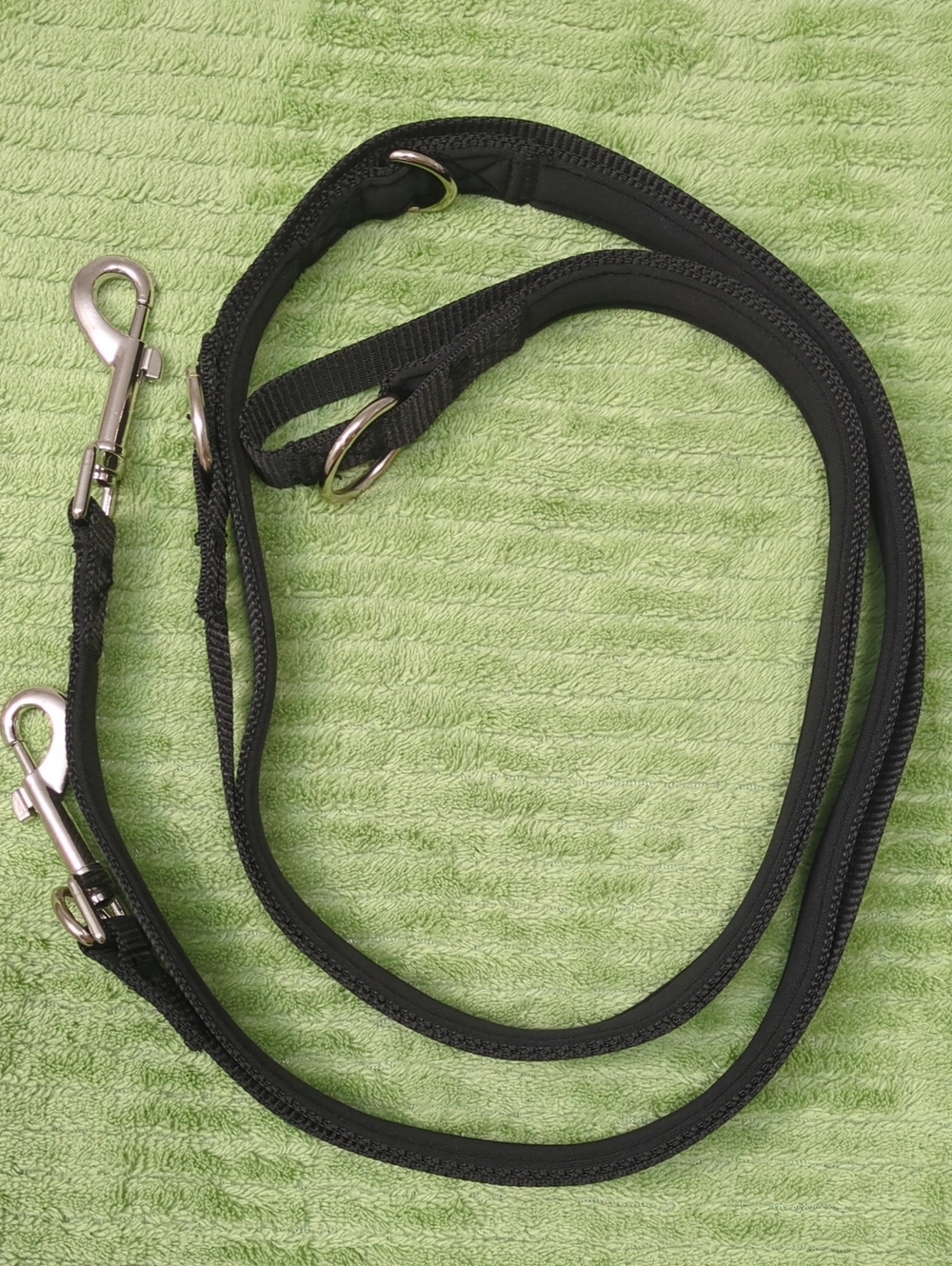 oneisall Hands Free Dog Leash,Dog Training Leads,8ft Nylon Double Leash
